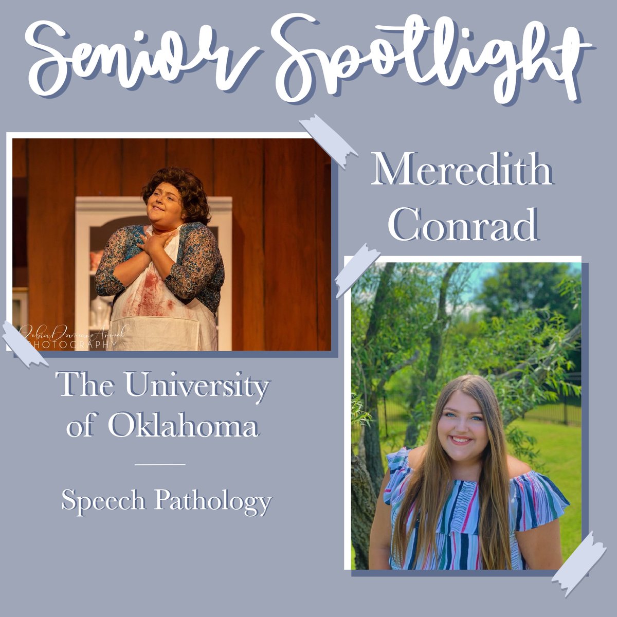 Before we head into the weekend, we want to recognize another senior!