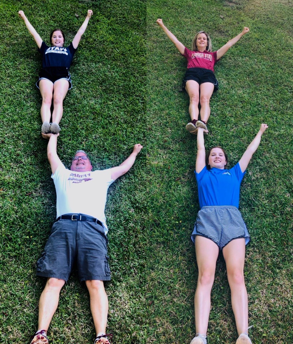 UCAupdates's tweet photo. We challenge you to round up your at-home quaranTEAM and take your stunts from the 𝙛𝙞𝙚𝙡𝙙 to the ꜰʟᴏᴏʀ. Literally. If you're looking for ideas, check out what the Varsity Spirit Staff have been doing at home: https://t.co/JDjr0TOqQY https://t.co/xwrWtwpy8R