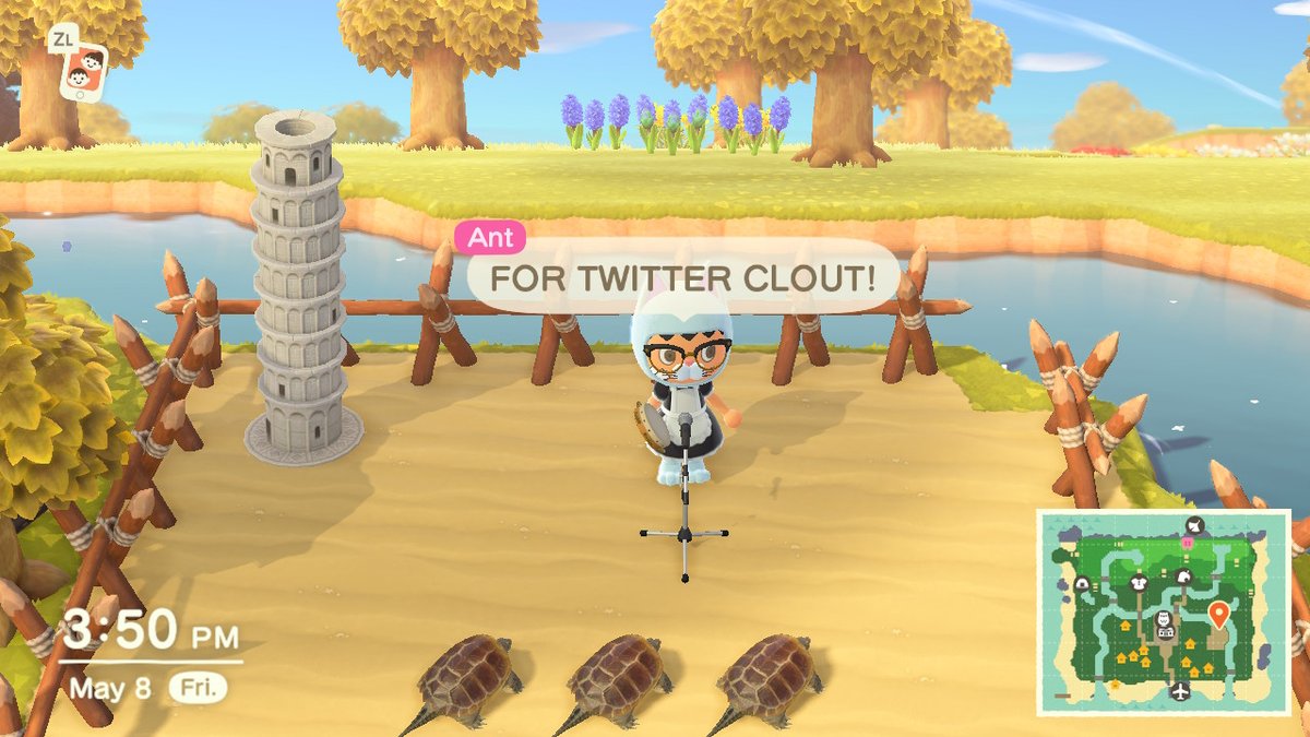NotBlackHat0061's tweet photo. Wow new popular cat sure is cool. 61 million bells and they'll move into your town! #AnimalCrossing #ACNH #NintendoSwitch #PopularCat https://t.co/WAH24rVcnK