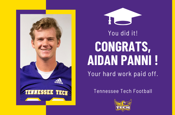 Today we salute our graduating seniors! We are extremely proud of their  #FearlessPursuit and #perseverance on and off the field. Join us as we congratulate these young men for achieving their goals.  Next up is <a href="/Aidan_Panni_/">Aidan Panni</a>