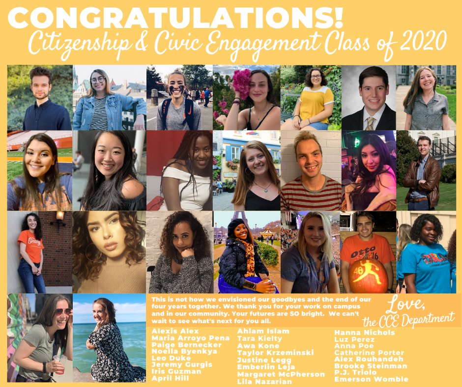 Today, our lovely CCE seniors would have gotten the opportunity to walk the stage at graduation. Despite the current circumstances which prevent us from being together, their graduation is still a milestone achievement in their lives! We are so proud of the Class of 2020.