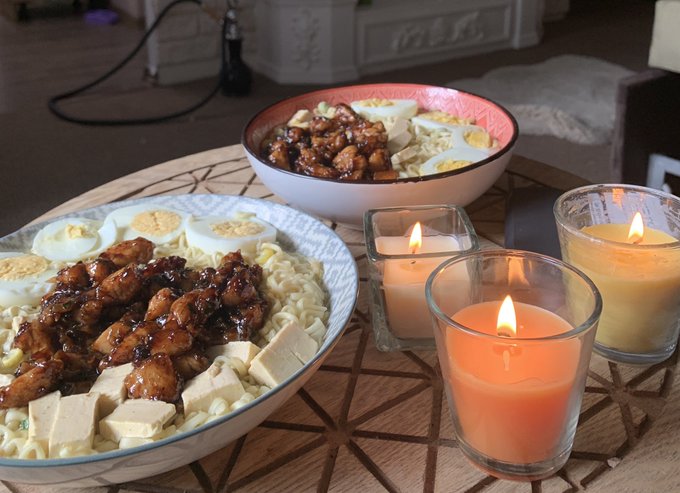 A nice dinner prepared with love, my David?? https://t.co/t9czByYIf3