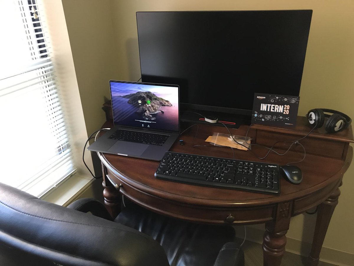 mauerbac's tweet image. This is what tech internships will look like this summer. Different but still exciting! cc @EnochKumala #amazoninternship