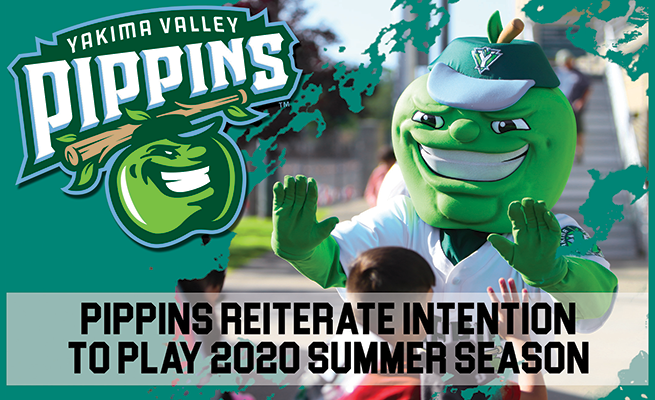 PippinsBaseball's tweet photo. It will be a little later than anticipated, but the Pippins are still committed to playing baseball this summer, beginning in July. Stay safe because we want to see you soon! More: https://t.co/FaSYYbeB9N. #RollPipps #StayHome4Baseball https://t.co/tHvJ9kCcAQ