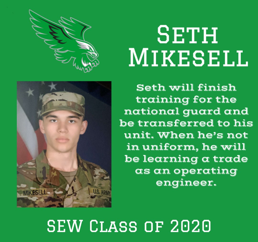 SEWStuCo's tweet photo. Southeast Warren Senior Seth Mikesell. https://t.co/OSdFmJ4T4E