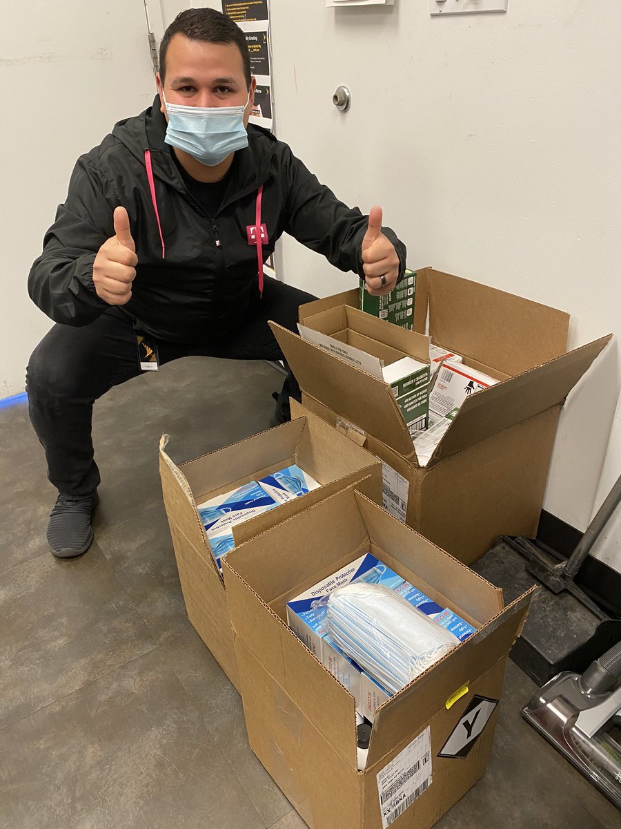 Thank you <a href="/LaurieBlaschko/">Laurie Blaschko</a> for everything you do!  Our San Jose store was so excited to receive more supplies to keep their employees and store safe!  World class support, thank you Laurie!