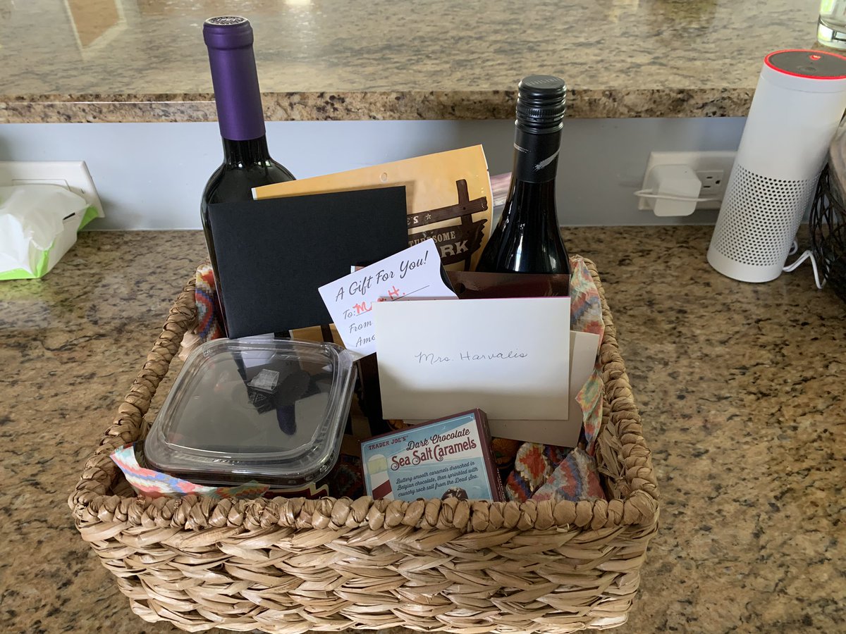 What an amazing surprise to get a visit from one of my students so she could drop off the class gift for  Teacher Appreciation Week (and end of the year gift)!  I miss all my students. I wish we could still be together everyday! <a href="/RooseveltD64/">RooseveltD64</a> #engaged64