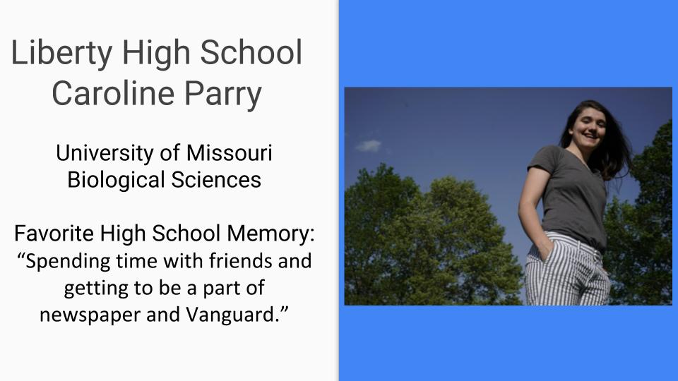BluejayLeaders's tweet photo. LHS's Senior Spotlight! Good luck at Mizzou! Congrats! #InThisTogetherLPS #Classof2020 #LHSNextSteps https://t.co/FyUEpFQQLM
