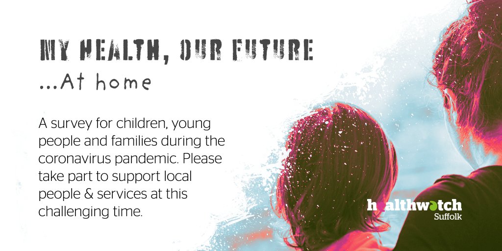 The response to our ongoing #MHoFAtHome surveys has been incredible so far. If you're a parent or guardian balancing life and kids at home, please take just a few moments to tell us what its been like: healthwatchsuffolk.co.uk/mhofathome