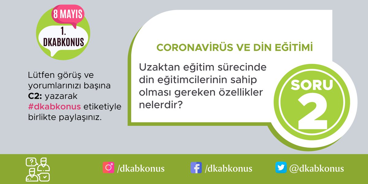 Uzaktan eğitim sürecinde din eğitimcilerinin sahip olması gereken özellikler nelerdir?
