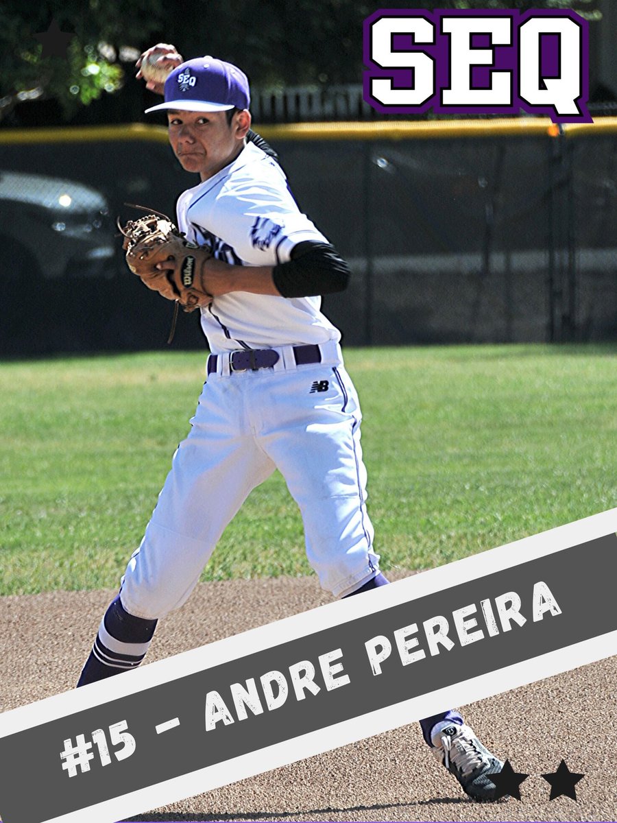 SR INF Andre Pereira - 2 years Varsity - Lifetime .286 BA, 8 hits, 6 runs, 4 RBI. 2 X 3 to start 2020. Excellent defender at SS/2B. Cumulative 2.68 GPA. Will attend Cañada College in the Fall. #SEQ #AndretheGiant