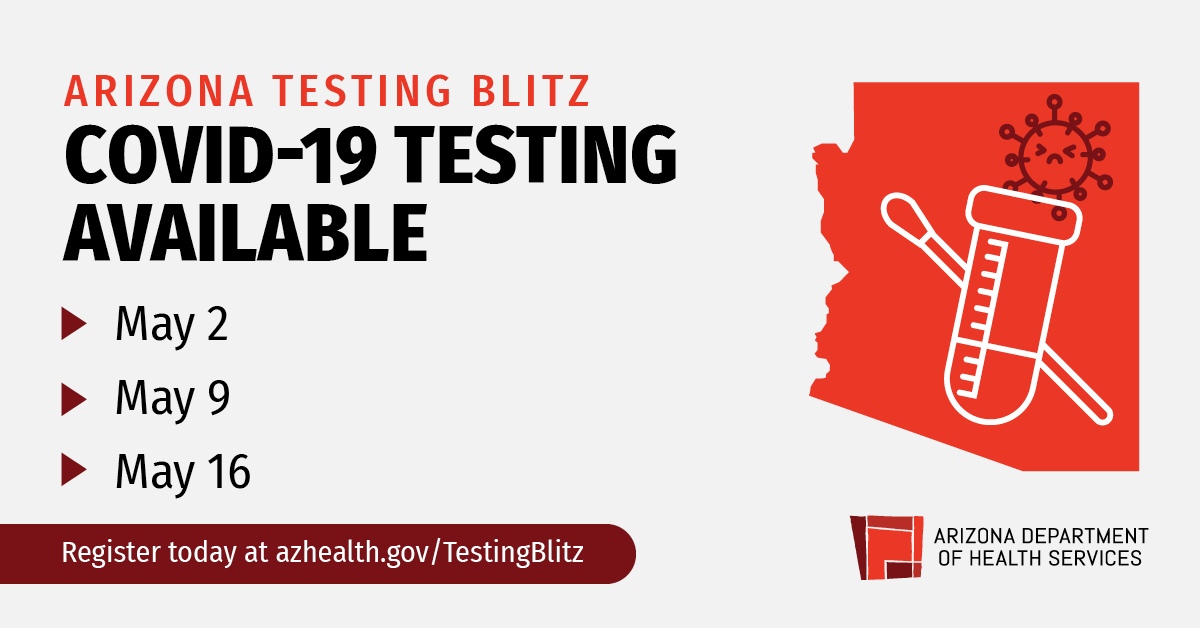GilbertYourTown's tweet photo. COVID-19 diagnostic testing is available in Gilbert through @AZDHS's drive-thru testing blitz the next two Saturdays, 5/9 and 5/16.

#GilbertAZ testing location ⤵️ 
965 E Germann Rd | 10 AM - 1 PM

📲Pre-registration required: 844-549-1851

More locations: https://t.co/0F7fKDOnLk https://t.co/cPUbMItYQj