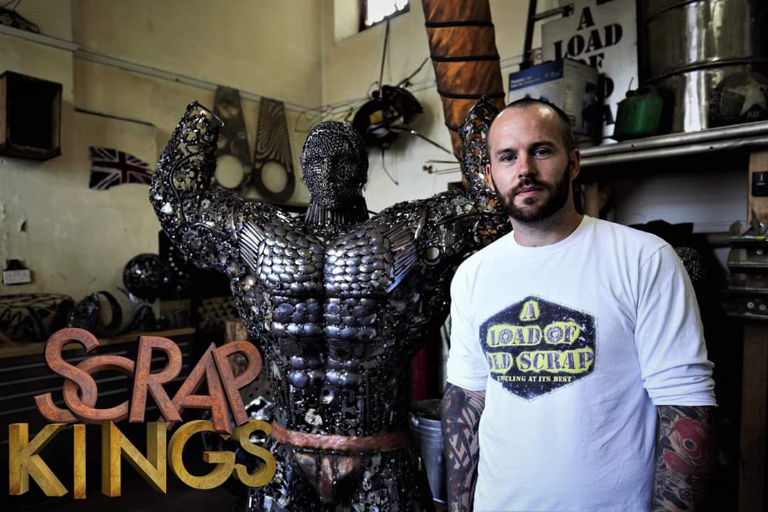 ALoadOfOldScrap's tweet image. Hi all just a reminder that on Tuesday the 12th of May at 9:00pm on @QuestTV it will be my first TV appearance on @ScrapKings, this one will follow the creation of the body builder sculpture, feel free to give this a share anywhere you think people might be interested. #ukartist