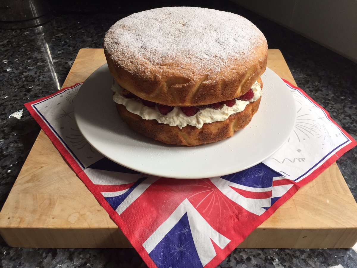 Quite proud of my VE cake - not much left now!