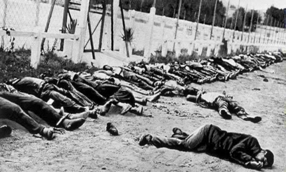 JabirRyma's tweet photo. May 8,1945, was celebration of French victory(WW2)while on other side of ocean dark unforgettable day crimes against humanity in history of Algeria 45k innocents ppls killed in bloody massacres by French colonisation
Peace to souls of our martyrs! 🇩🇿
#مجازر_8_ماي_1945
#8Mai1945 https://t.co/EmXCCgmAEF