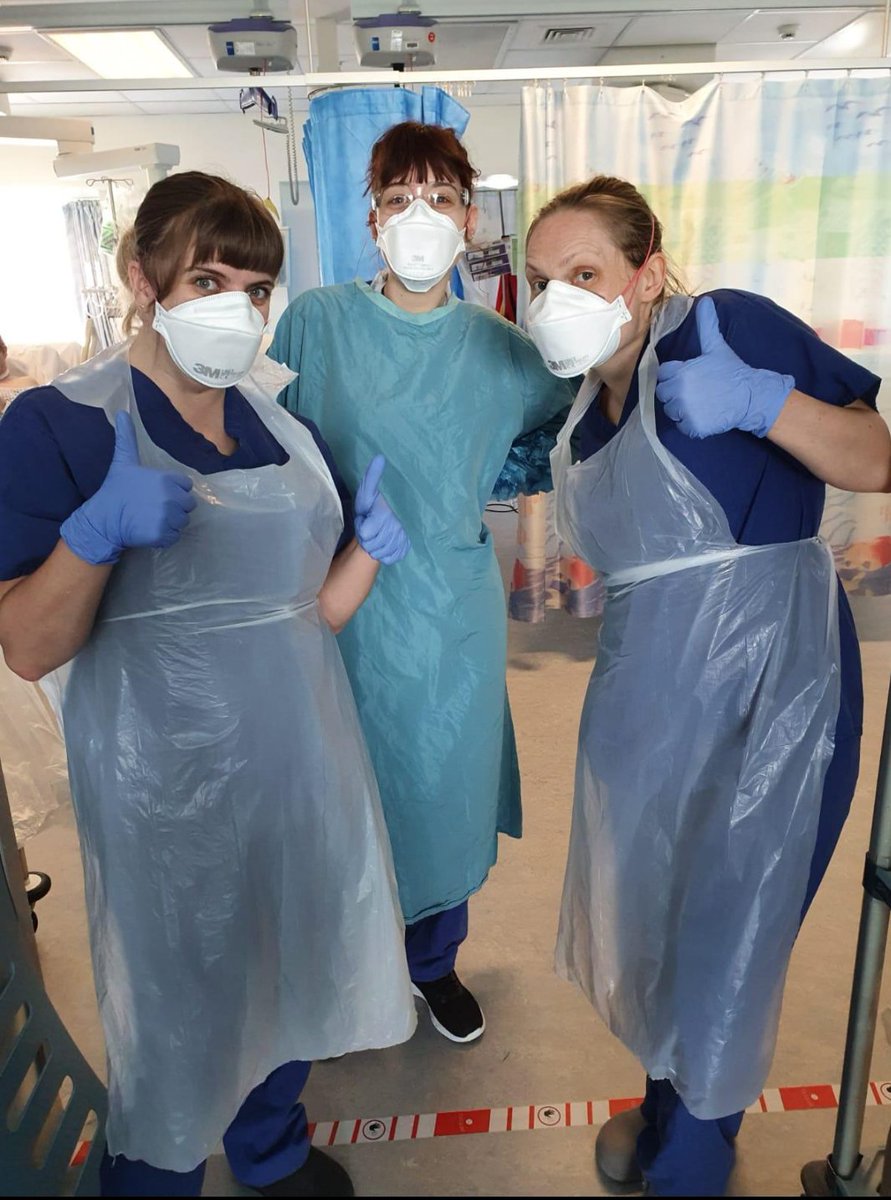 Very proud of our Respiratory Specialist Physiotherapist Hilary Greetham who has been working tirelessly on <a href="/icu_portsmouth/">Portsmouth ICU</a>, along with 2 Respiratory Specialist Nurses, to help in the care of those withCovid-19 who are requiring the highest level of support and care.