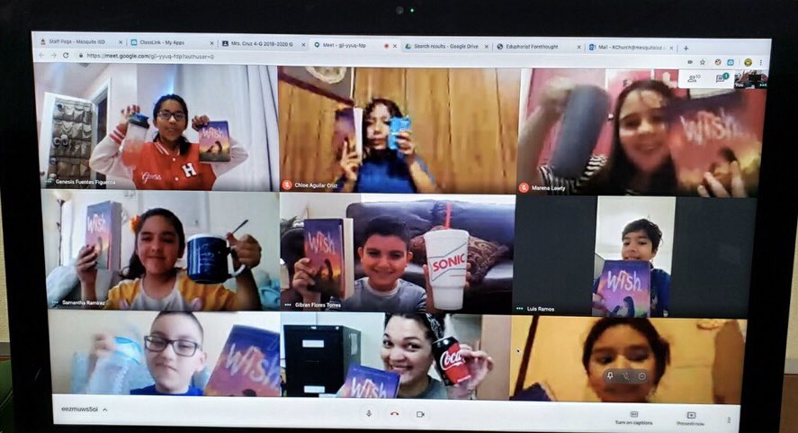 CruzClass's tweet photo. The students have decided to read Wish for our virtual book club! They are making connections and having genuine conversations. They each have a copy of the book so we can all read together. @barbaraoconnor #virtualbookclub https://t.co/oyO54flDlh