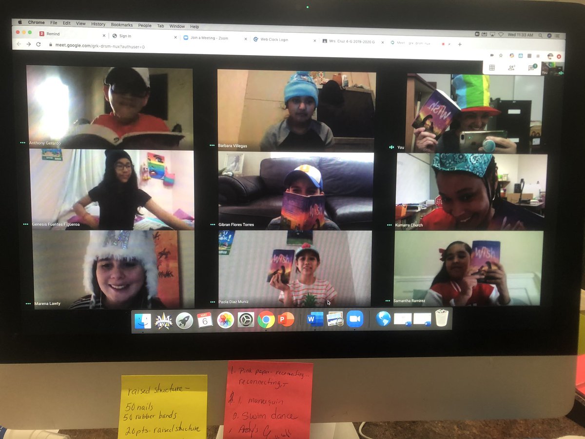 CruzClass's tweet photo. The students have decided to read Wish for our virtual book club! They are making connections and having genuine conversations. They each have a copy of the book so we can all read together. @barbaraoconnor #virtualbookclub https://t.co/oyO54flDlh