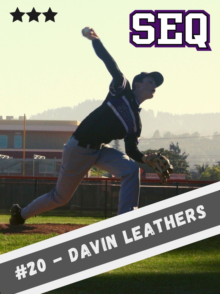 SR RHP/OF Davin Leathers - 3 years Varsity - 2019 Team leader in IP, Wins, Ks. Lifetime .250 hitter. Set up for big 2-way year in 2020. Starter for <a href="/SEQ_HS/">Sequoia HS</a> NorCal basketball squad. Cumulative 4.24 GPA, headed to <a href="/USC/">USC</a> in the Fall <a href="/davin_leathers/">Dav</a> #SEQ #Flashingtheleathers
