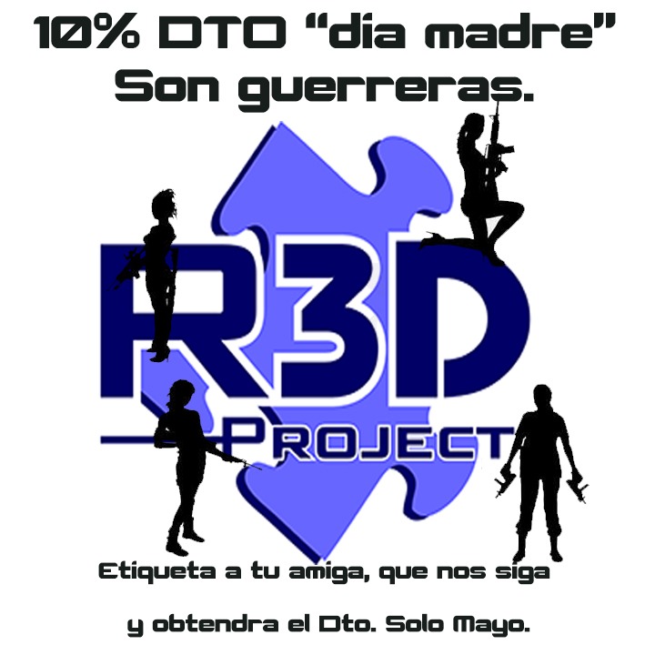 R3D_project's tweet photo. Atrevete!!! En #R3Dproject te premiamos, si vienes con nosotros, Mayo "porque el dia de la madre, son todos" #airsoft apunta y dispara a DIANA😉 https://t.co/lJrw22pAaP
