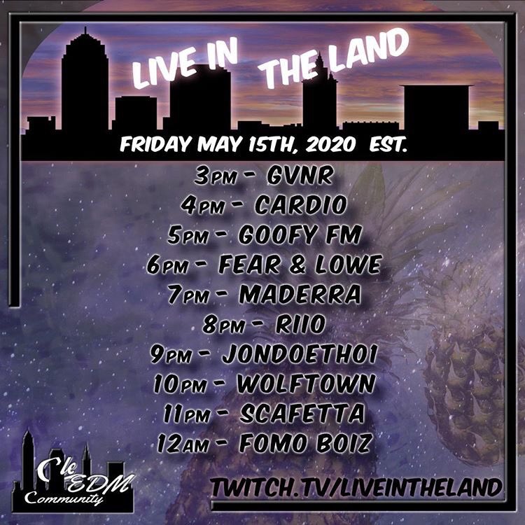 We’re gonna be dropping some new material next Friday on this livestream! Make sure ya tune in.
