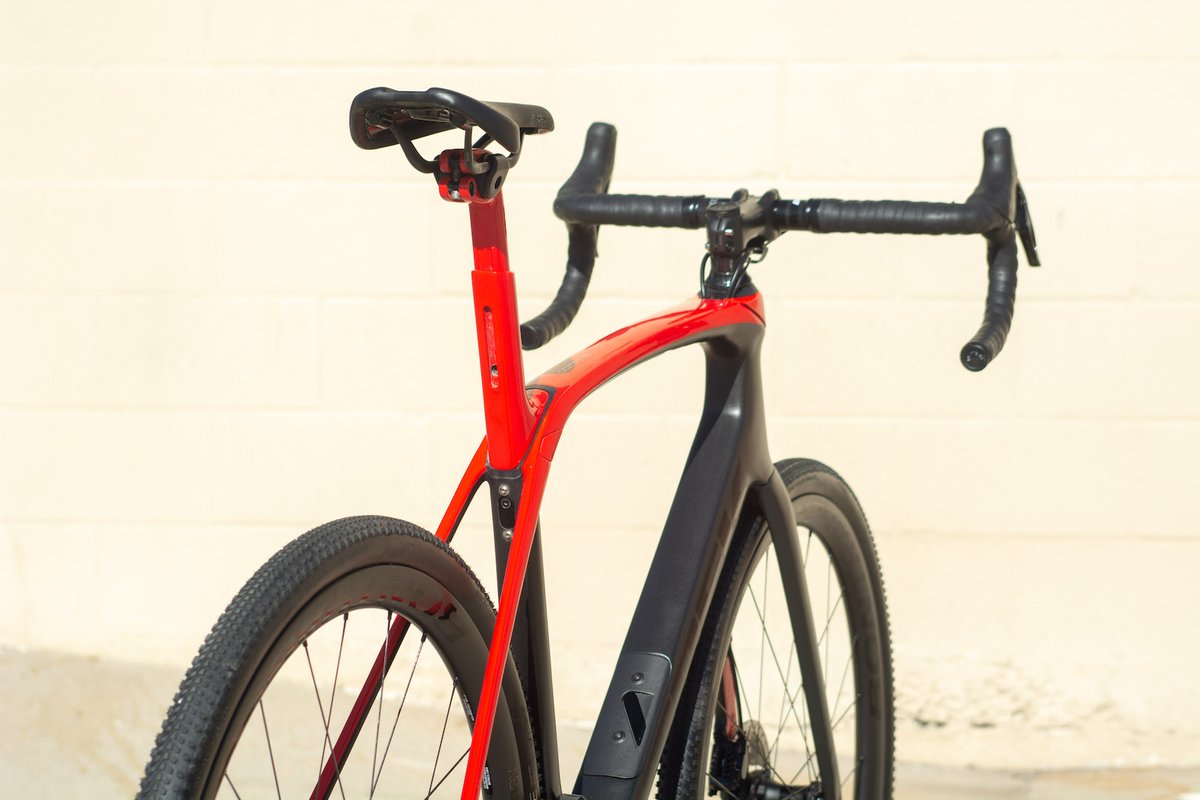 Yes, those are 40mm gravel tires on what's advertised as a road bike. The <a href="/TrekBikes/">Trek Bicycle</a> Domane might just be the most versatile bike we've ridden. 
pelotonmagazine.com/gear/a-real-ch…