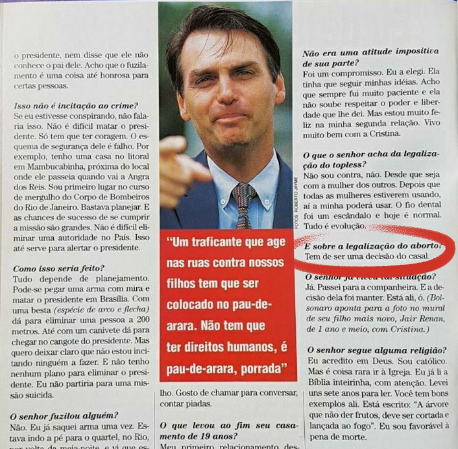 O mito de vocês aí #DireitaContraBolsopetismo 

Revista Istoé (2000)