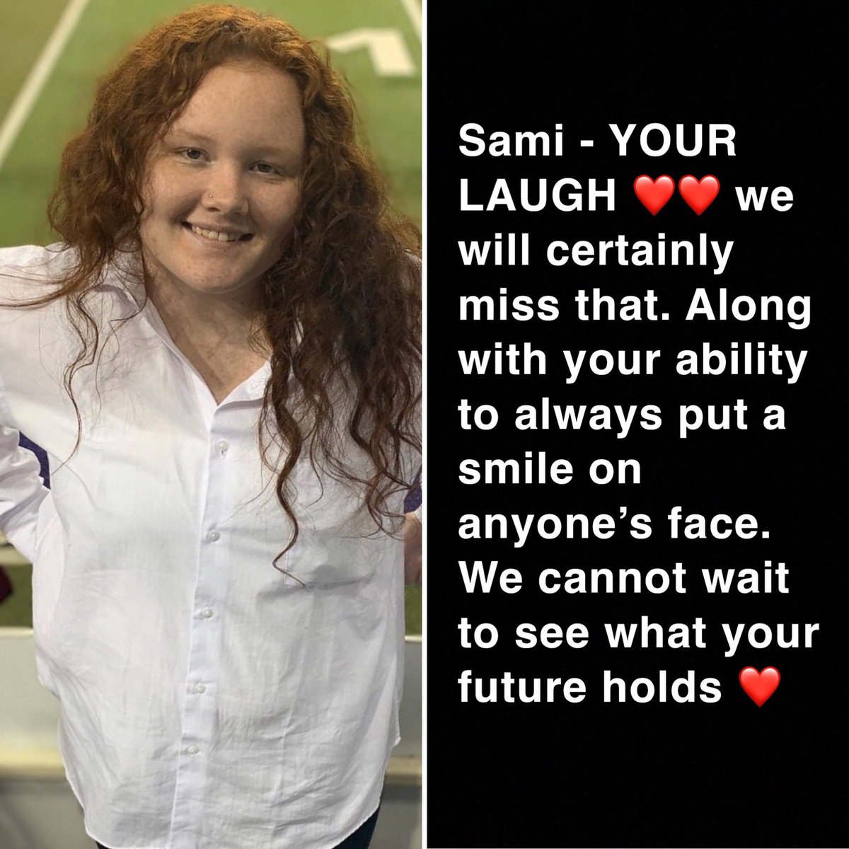 Senior highlight: Samantha Landis! Congrats <a href="/landis_samantha/">sami landis</a>