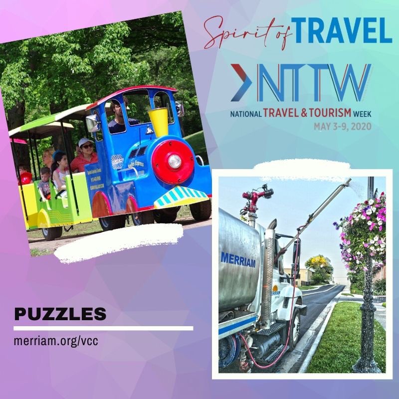 ExploreMerriam's tweet photo. #FridayFun! Puzzles are a great stress reliever and fun way to pass the time. We’ve created five fun puzzles for you to complete online. Visit https://t.co/wq68q8Y10A to get started! #NTTW20 #SpiritofTravel #ExploreMerriam #MerriamKS #JustRight #NoPlaceLikeKS #TravelKS https://t.co/5PjrXmzjOK