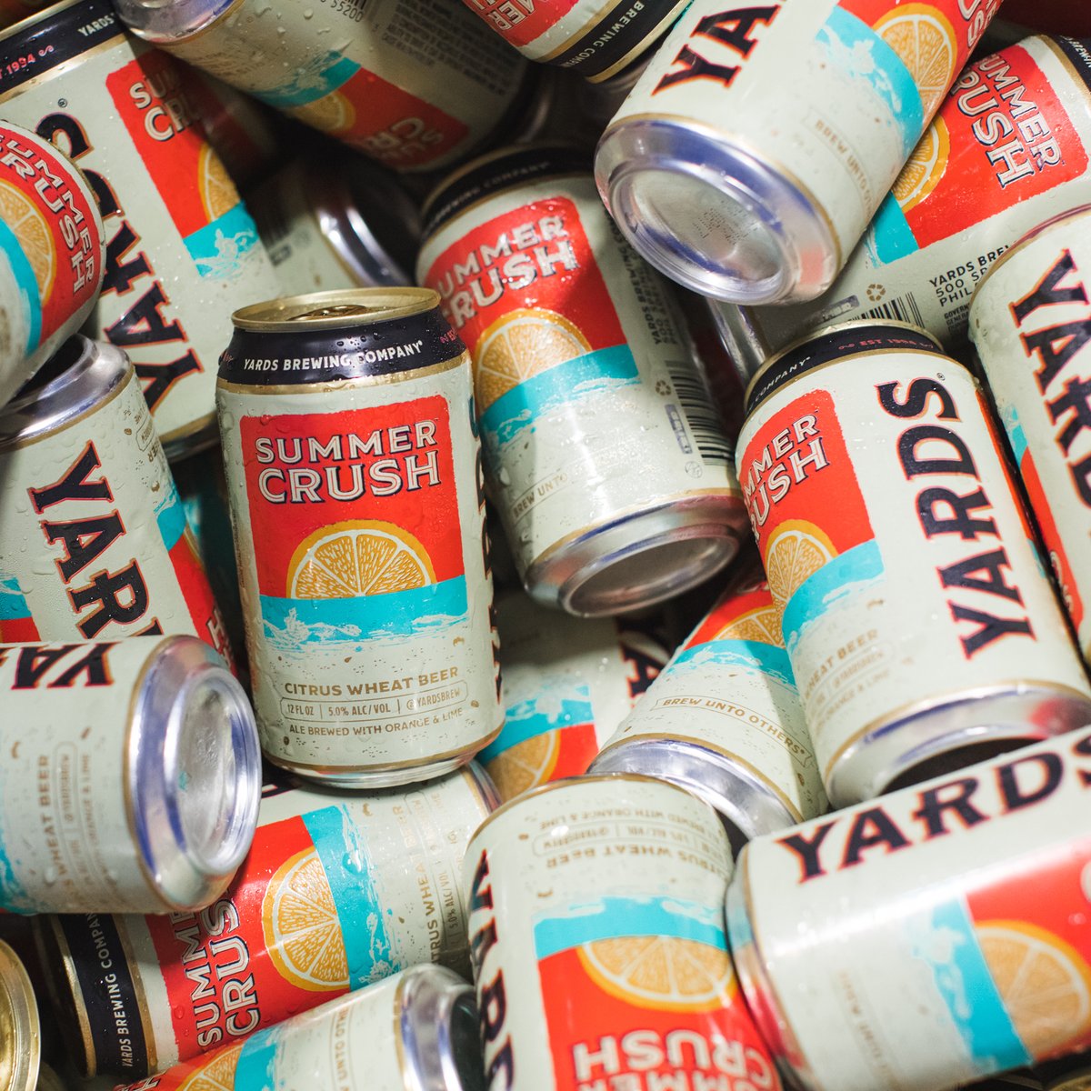 yardsbrew's tweet photo. Summer Crush cans are here! Available for pickup or delivery at the link. It's summer in your hand! #BringSummer #BringYards https://t.co/9RG2SCoWtf https://t.co/KxaAjA3KSh