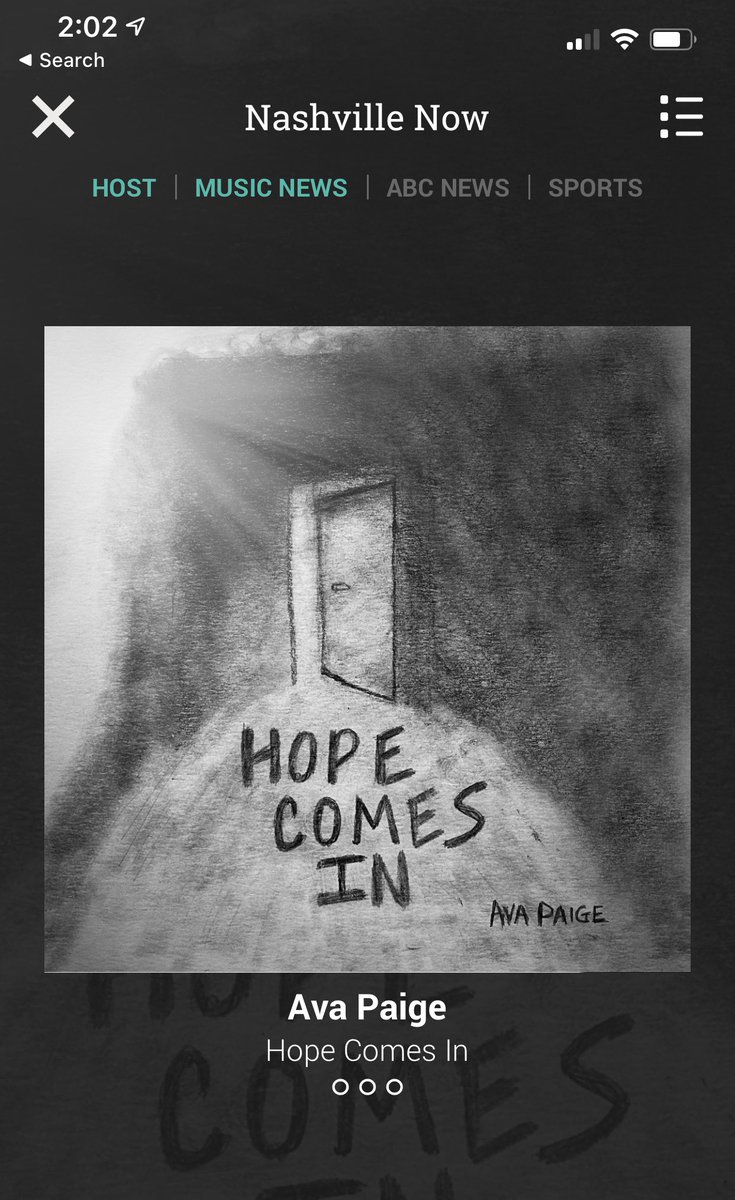 AvaPaigeMusic's tweet image. Just heard my song on #slackerradio #nashvillenow #socool #mademyday @JeffreyEast #bobbysimpson @jameyperrenot #avasarmy🎼 #avapaigemusic @jesswrightradio thank you