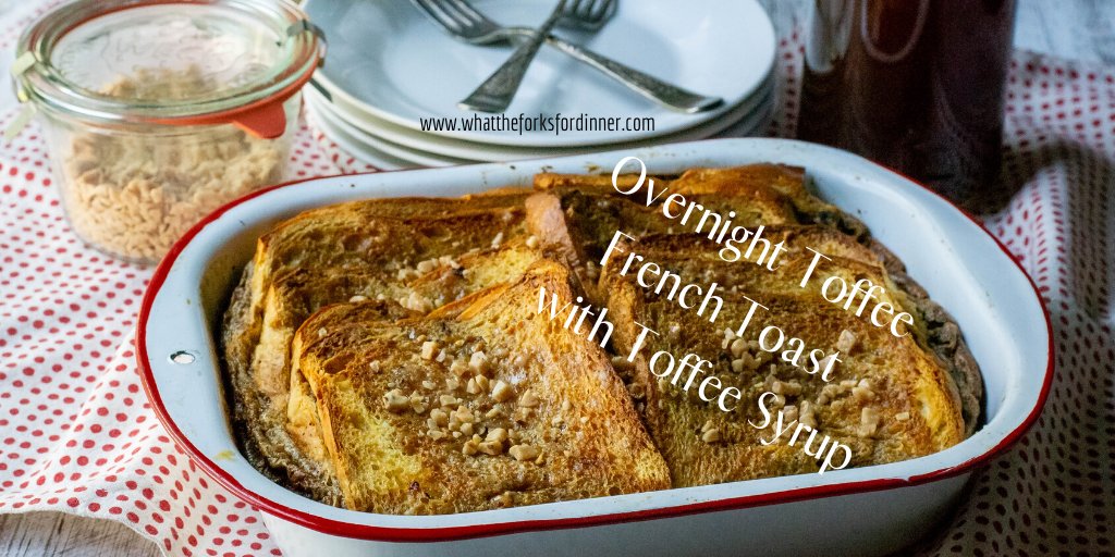 wtforks_tim's tweet photo. Overnight Toffee French Toast with Toffee Syrup - Easy and delicious.Toffee studded french toast with a buttery Toffee syrup. 
Get the recipe here:
https://t.co/DvKsVtIR0O…ith-toffee-syrup/ https://t.co/VVE4P5a6jq