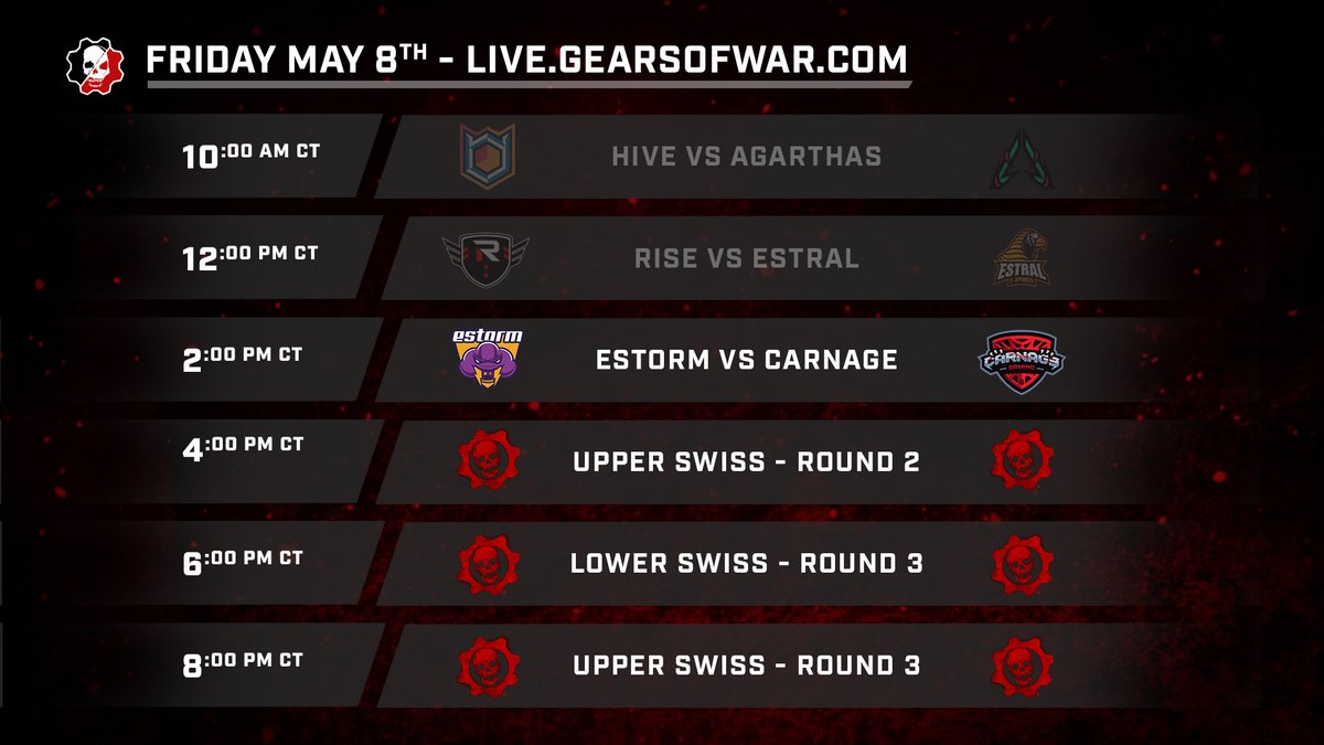 GearsEsports's tweet photo. Coming up next: A Latin American showdown between Pro League team @ESTORM_GG &amp; Challenger team @CGCarnageGaming 

🔴 https://t.co/6Rp7mmxTzQ https://t.co/ljbzuePf7N