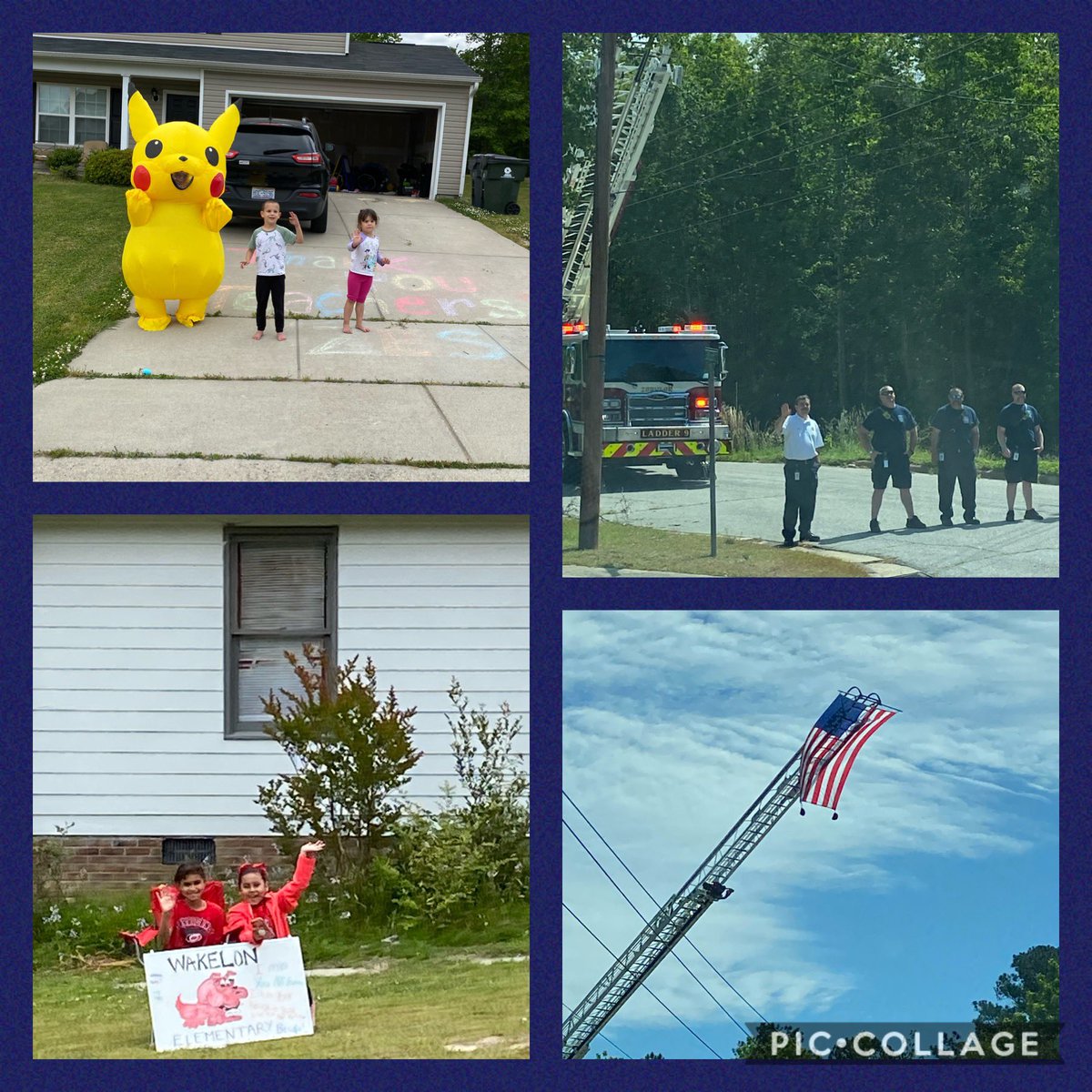 LearnEveryday5's tweet photo. Today was an amazing day @WakelonES We had an amazing teacher parade and the students, parents, and community showed us lots of love!! My heart is full!! https://t.co/cR0uolWG1e