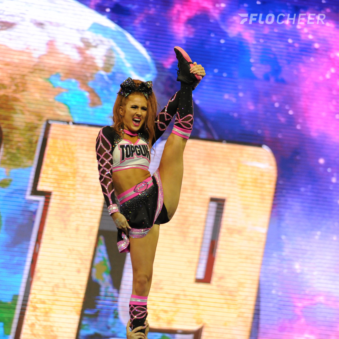 FloCheer's tweet photo. Time for a ๐๐๐๐๐
๐๐๐๐๐๐๐๐ ๐
๐๐๐๐๐๐ - Senior Medium All Girl! Who are you most excited to watch? ๐ฅฐ #CheerWorldsReplay #FloCheer247 https://t.co/ONeM8uuwyU