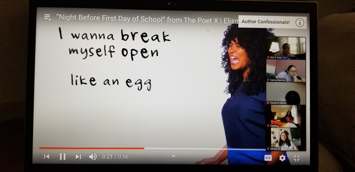 KimRuizPRAHD's tweet photo. We continue to deliver the Entre Mujeres curriculum but we thought we needed to add to the program to keep the girls engaged during the quarantine. So, we launched our Entre Mujeres virtual book club! We are reading &amp; discussing The Poet X. @WeAreUnidosUS https://t.co/6i7UUBsvM8