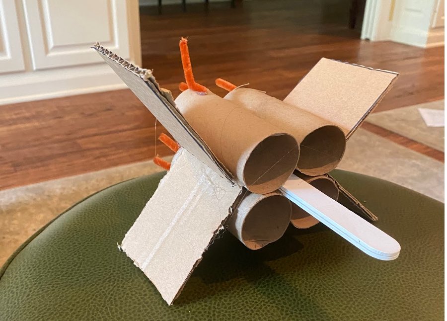 StemSloth's tweet photo. May the 4th be with you! Students create their Star Wars models using their own choice of material and design. Post 4 @fundmc01 @jasonmkern @asestrojans @ASESCollege @ases_broadcast #STEMZone https://t.co/5S9JHp6VBl