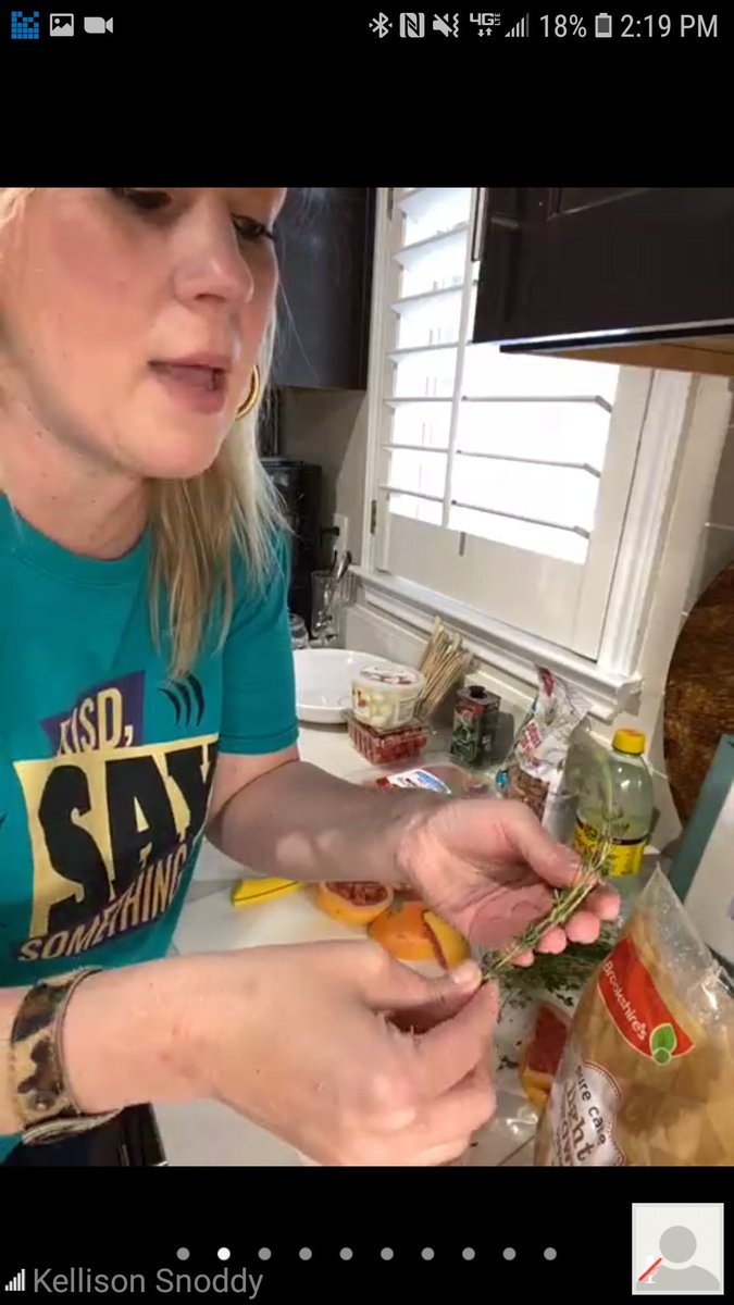 <a href="/kellisonsno/">Kellison</a> teaching a live cooking class for our staff Friday Funday! #powerofwe <a href="/risdace/">RISDACE</a>