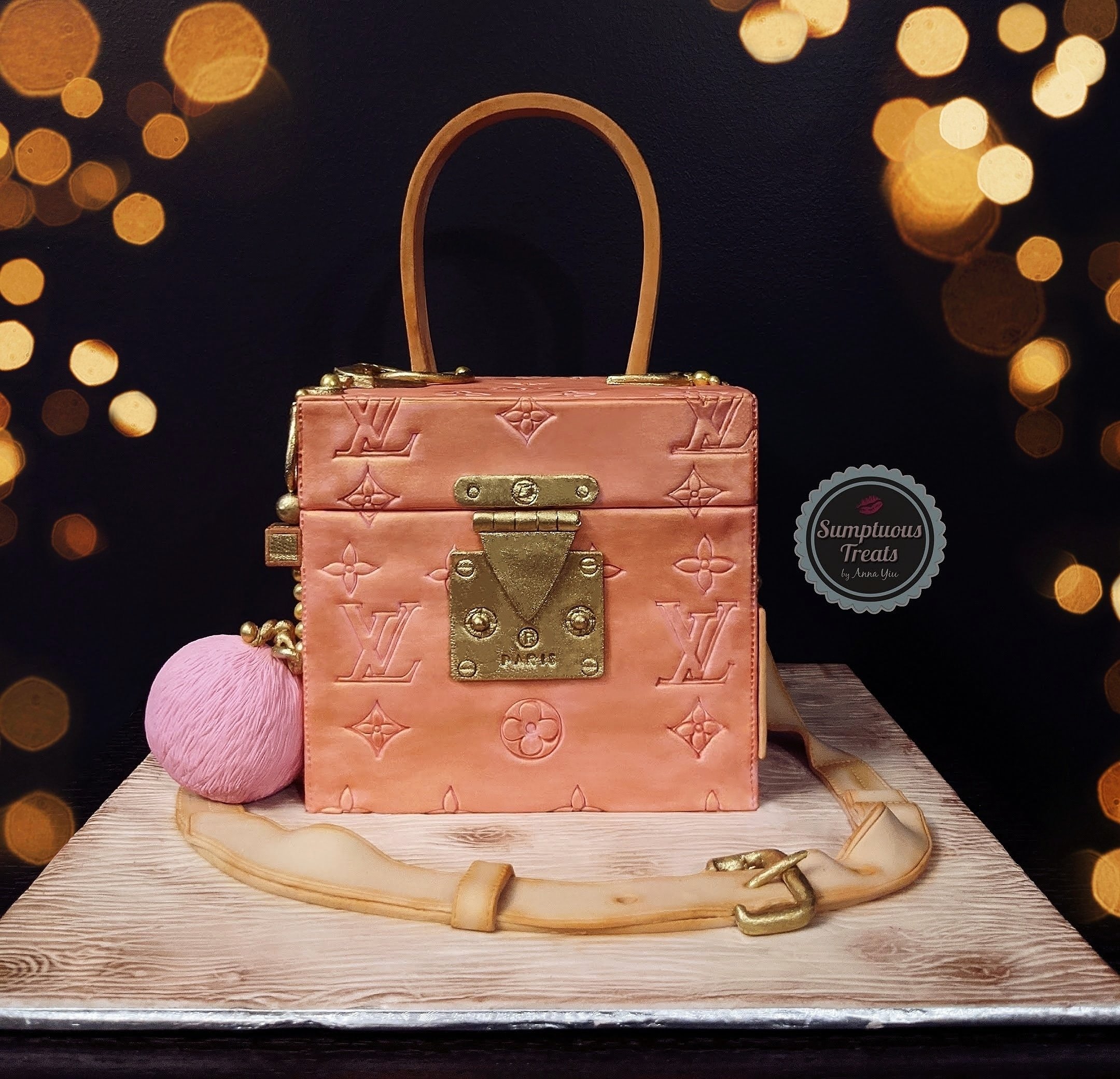 Sumptuous Treats on X: LV Inspired Rose Gold Bleecker Box with