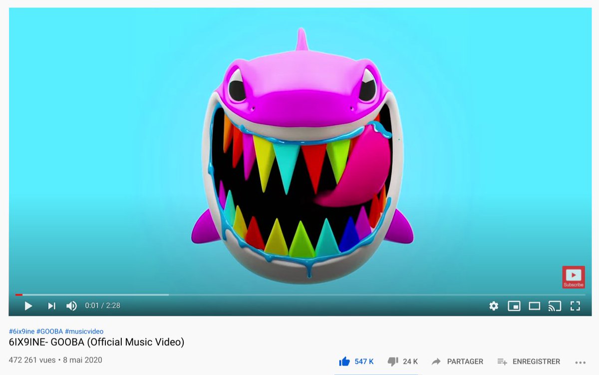 SkinazzT's tweet image. Ca fait à peine une heure qu'il est revenu sur Youtube 😭
#6ix9ine