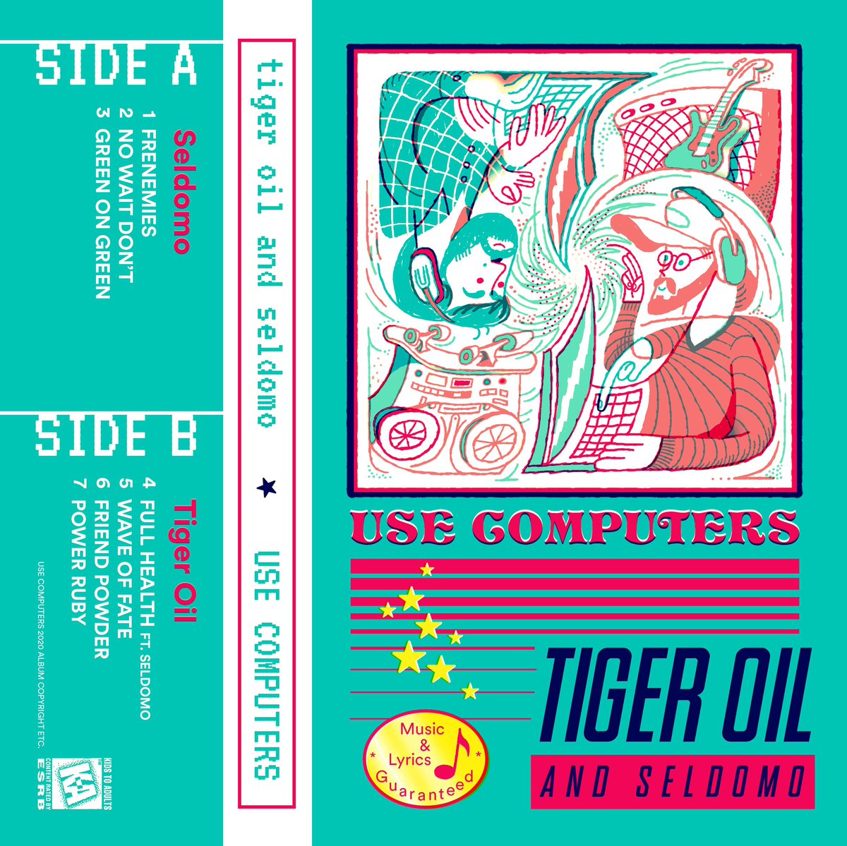 stoked to announce we got a new split EP with our pals <a href="/seldomo_/">seldomo</a>  coming out on May 29th!! here is the artwork by the super talented <a href="/vinnieneu/">Vinnie Neuberg</a>, which includes the track count and song titles, to be released on cassette in the near future!