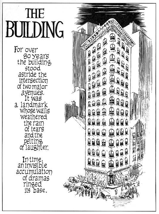 The Building by Will Eisner - Not his best work, but still super gripping. Visually the storytelling is beautiful, and the climactic scene rocks. Eisner giving it his all as usual.