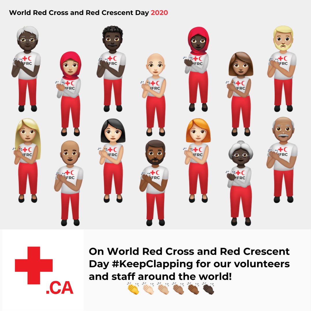 It’s World #RedCrossDay! Today and every day let's #KeepClapping for all our volunteers and staff worldwide❤️