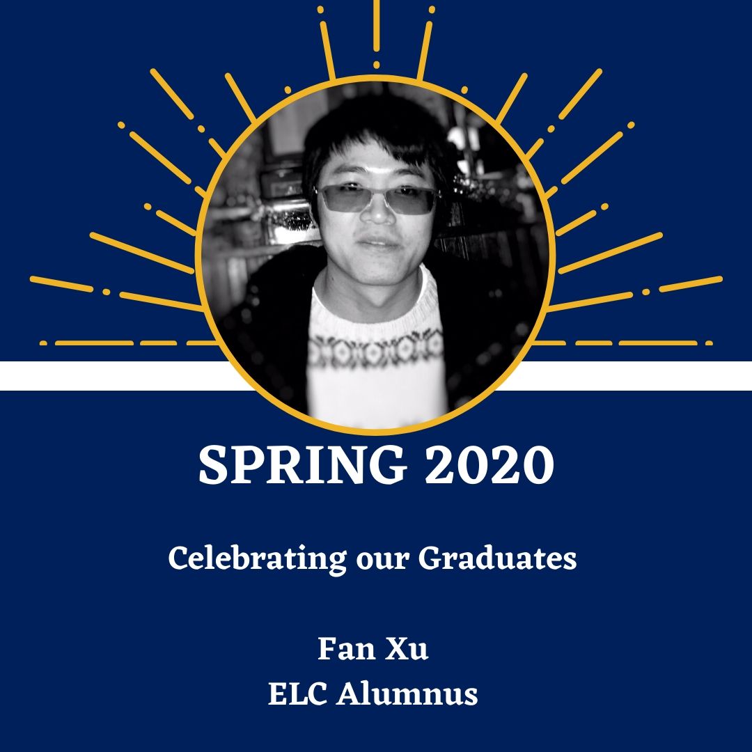 usa_elc's tweet photo. Today we will highlight Fan Xu. Fan is from China. Fan enrolled in classes at the ELC to improve his English before entering the University. 

Fan, we are so proud of you! #adayatusaelc #wearesouth #southishome #youarewelcomehere https://t.co/JKWtE5K6xB