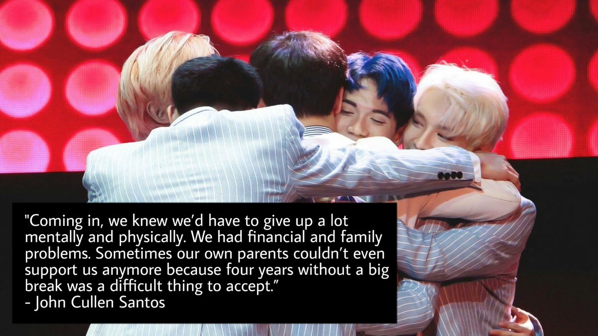 There came a time when  #SB19 almost split up due to the freight of expectations & protracted career progress. But they knew they were letting themselves down by giving up on their dreams."Yeah, we gonna GO UP” appears to be prophetic as they found fame on their 2nd comeback.