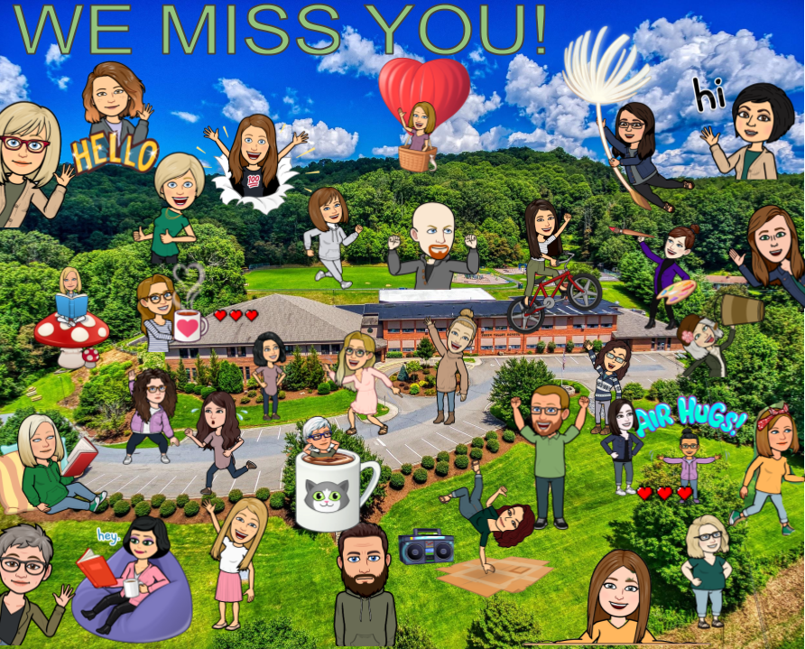 sarahwcardwell's tweet photo. @GreenValley_828 teachers miss all of our students! #wearewatauga https://t.co/dexgCE5xGQ