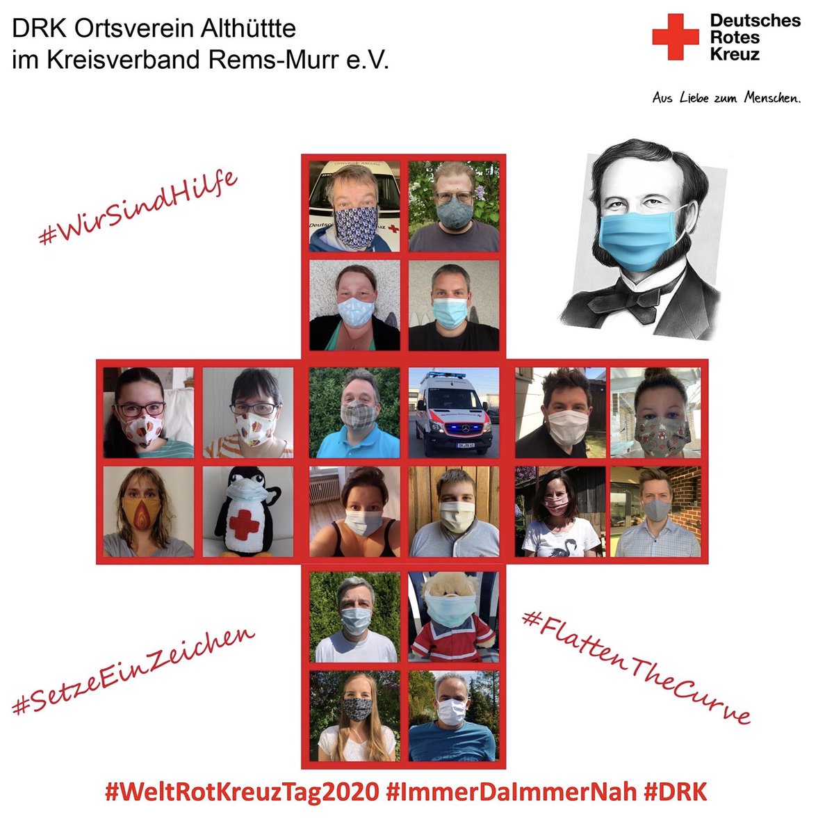 SvenSemet's tweet photo. Zum #WeltRotKreuzTag2020 herzlichen DANK an alle Förderer und Unterstützer der #RotesKreuz und #RoterHalbmond Initiativen weltweit ... #WirSindHilfe #ImmerDaImmerNah #SetzeEinZeichen #AusLiebeZumMenschen @RotesKreuz_de https://t.co/0cHvI3nftC