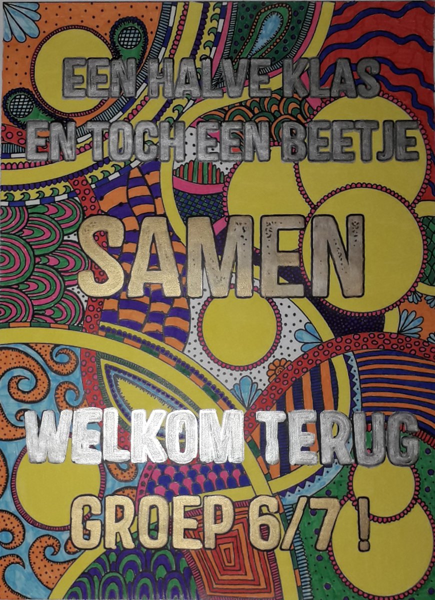 Marieke1995's tweet photo. Klaar om volgende week weer te mogen starten. Zin om de kinderen weer in het echt te zien! #bsmeander #onderwijs #klaarvoor #zinin https://t.co/Gf5mfcRROg