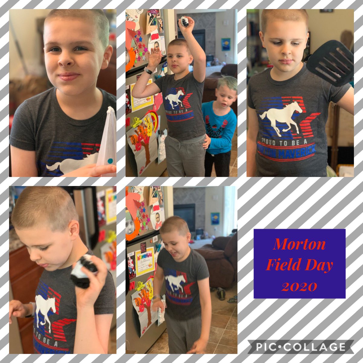 FergOrchestra's tweet photo. This @MPS_Morton Maverick (and future kindergarten Maverick) had a fun time with Field Day! @MrsThibaultPE https://t.co/t8YVhjVogl