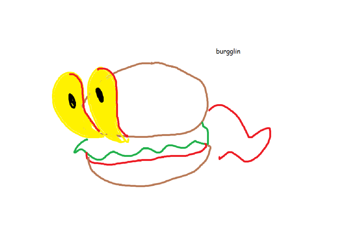 @pockles4nockles HRJKHSDJKSHDSJKJ ADORABLE BUT THIS REMINDS ME OF THE TIME I JOKINGLY MADE A BURGER VARIANT 